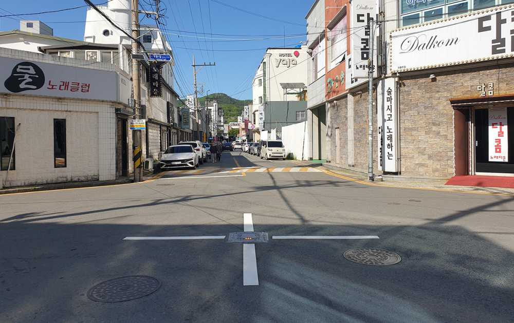 ▲ 교차로알림이 설치