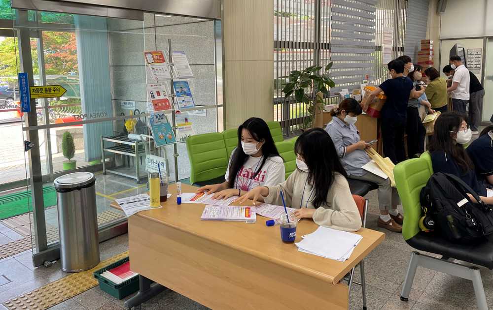 ▲ 청년인턴 근무현장