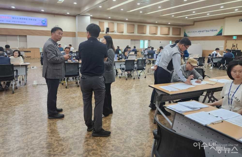 ▲ 여수시청 3층 회의실에서 열린 ‘달리는 국민신문고’ 현장 ⓒ심명남