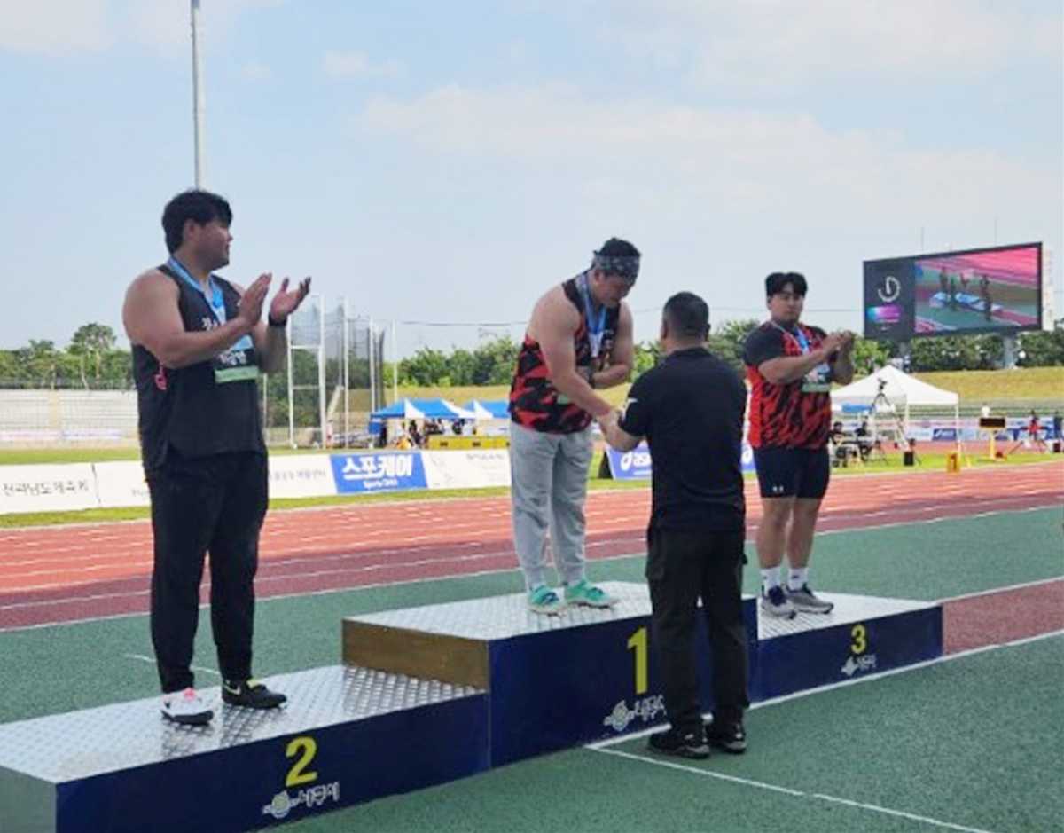 ▲ 육상팀 정일우