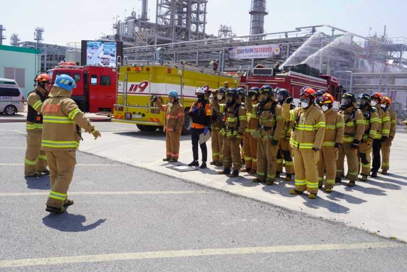 ▲ 2024년 재난대비 긴급구조 종합훈련