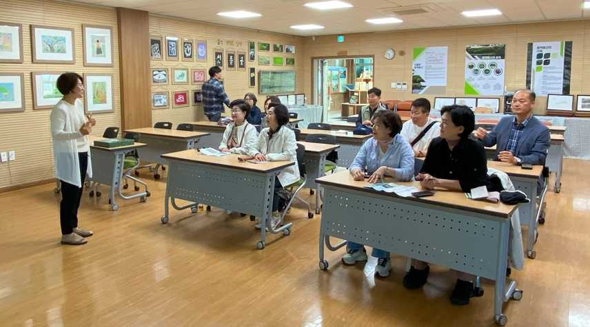 ▲제주도 동백동산습지센터 방문