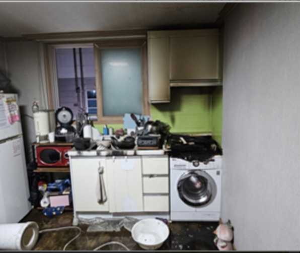 ▲ 주방용 가열장치 화재현장