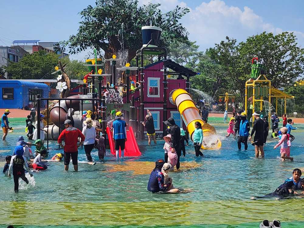 ▲ 성산공원 어린이 물놀이장