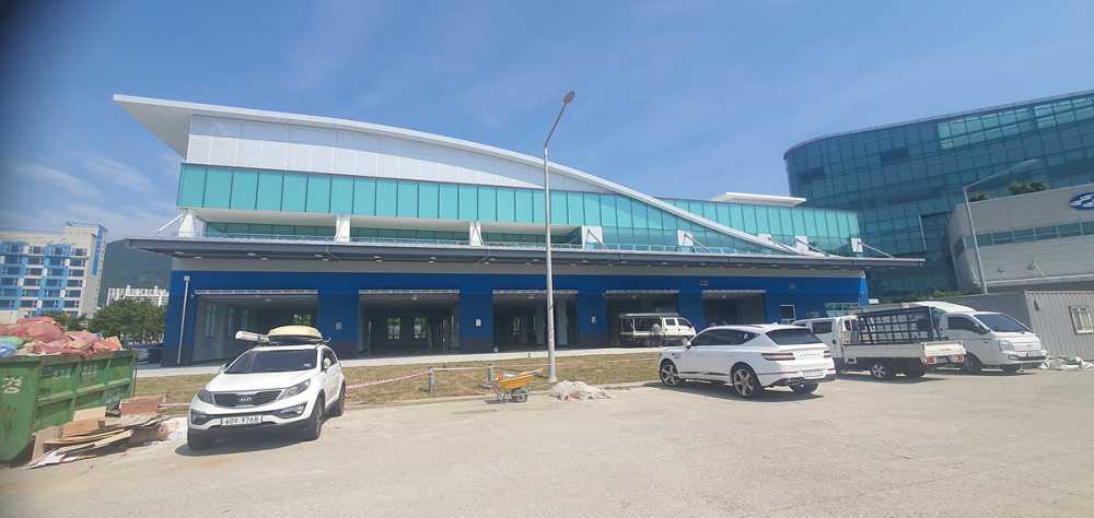 ▲여수시 수산물 청정위판장 전경