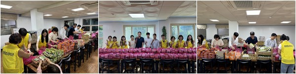 ▲ 밑반찬지원사업에 참여한 한국해운조합 임직원들 ⓒ 최유정