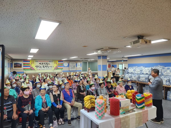 ▲ 2024년 문수종합사회복지관 합동생신잔치 ⓒ박은옥 