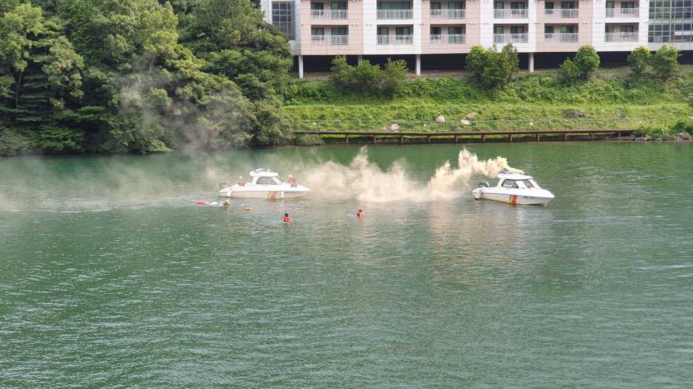 ▲ FTX 해상익수자 구조 훈련