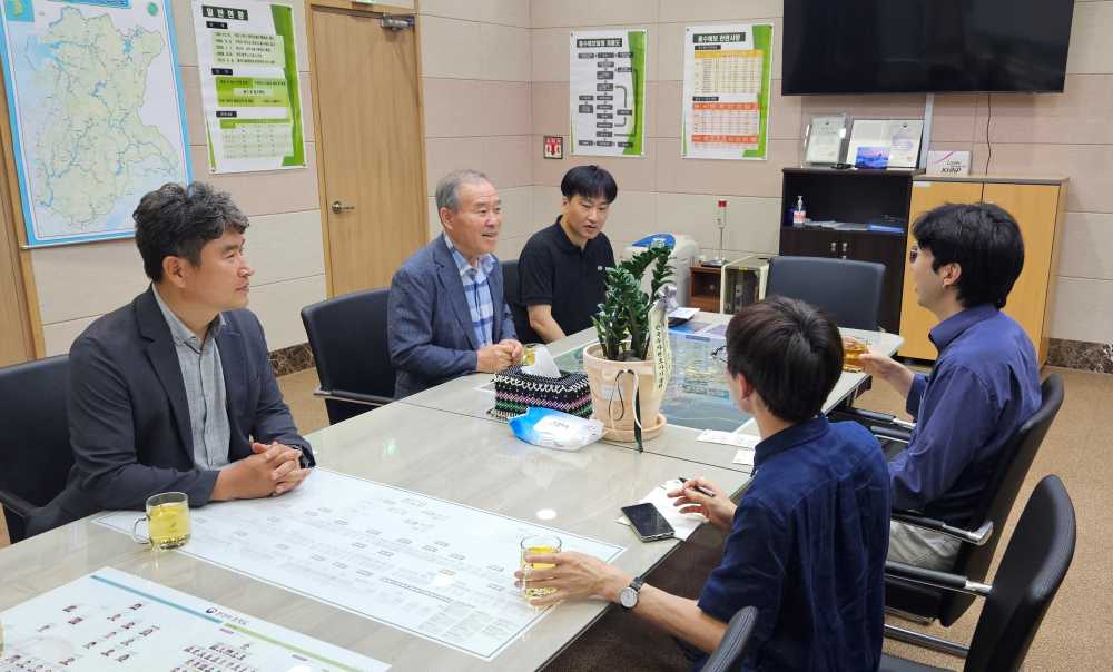 ▲ 영산강홍수통제소 방문 간담회