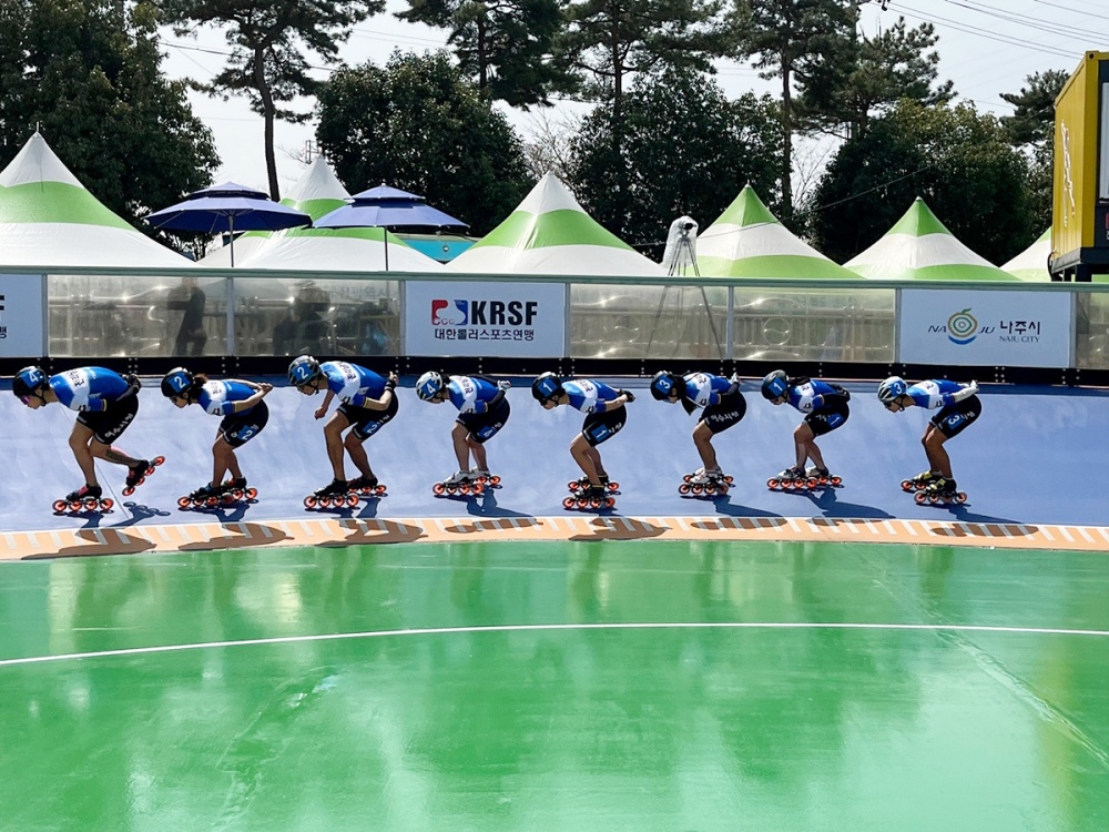 ▲ 여수시청 직장운동경기부 롤러팀