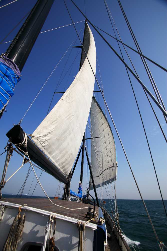 ▲ 범선 코리아나호 남해안 다도해 명품섬 탐방 