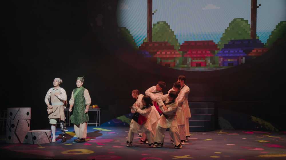 ▲ 가족 뮤지컬 ‘장영실과 함께하는 별별 GPT’ 공연 현장