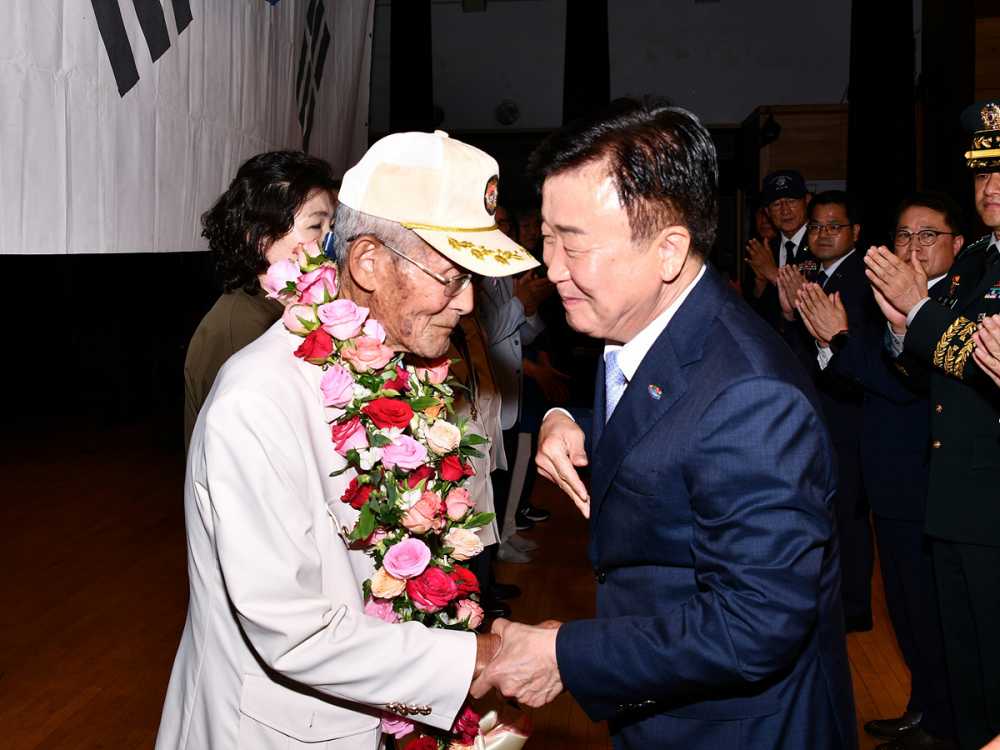 ▲ 전남지역 학도병 6·25 출전 74주년 기념식