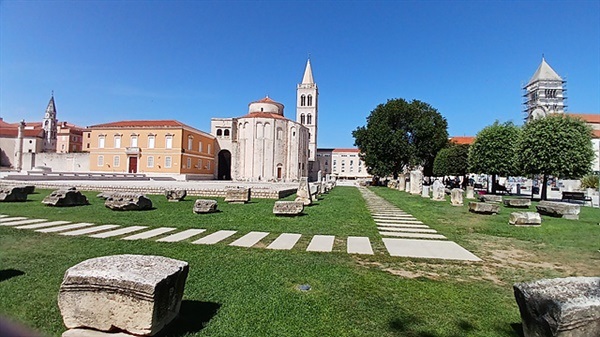 ▲ 성 도나타 성당 모습. 자다르를 소개하는 안내 책자의 표지 모델로 등장하는 건축물이다.ⓒ 오문수