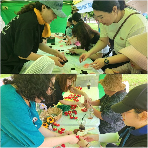 ▲ 2024년 사회복지관 네트워크 프로그램 우리아이 행복을 위한 무진장 노는 날! 「우리동네 물총대첩!」