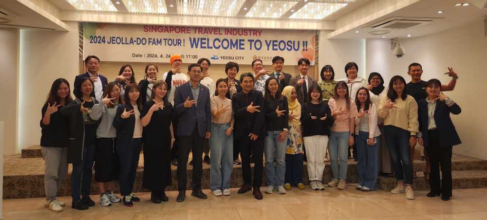 ▲ 한국관광공사(KTO) 싱가포르지사 공동 팸투어 기념사진