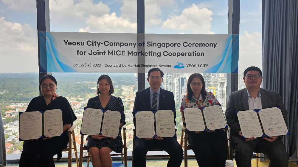 ▲ 여수시, 해외 인센티브 그룹 전문 여행사와 협약