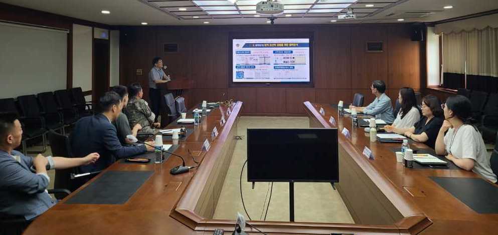 ▲ 해양경찰교육원, 해양경찰연구센터, 해군수사단 해양과학수사센터가 업무교류 활성화 방안을 논의했다.