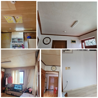 ▲ ⓒ '사랑의 집수리'  사업으로  도배 및 장판 교체 된 모습