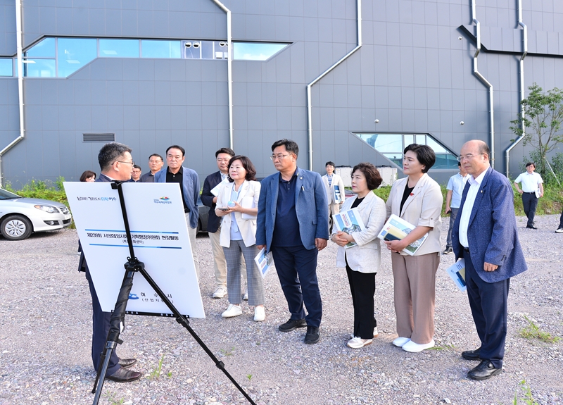 ▲ 노동자 복합문화센터 건립 예정지 현장 점검