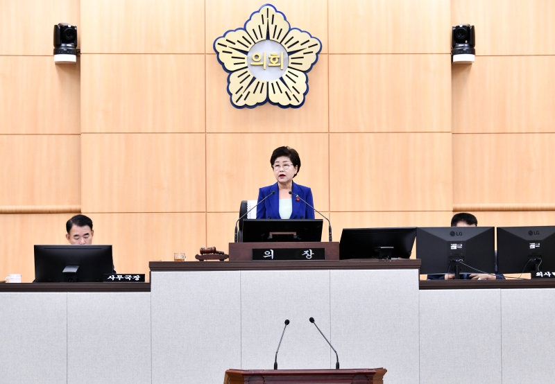 ▲ 제239회 여수시의회 임시회 폐회