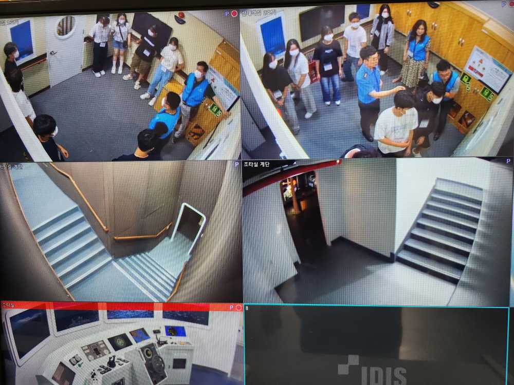 ▲ 선박 내부 비상탈출 교육