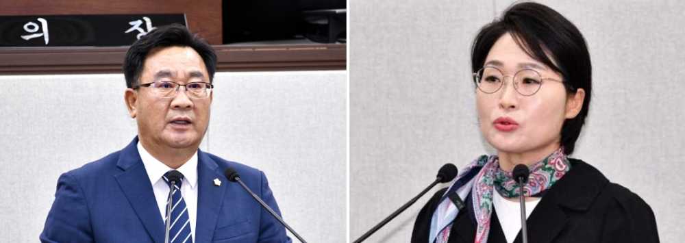 ▲ 김철민,민덕희 여수시의원