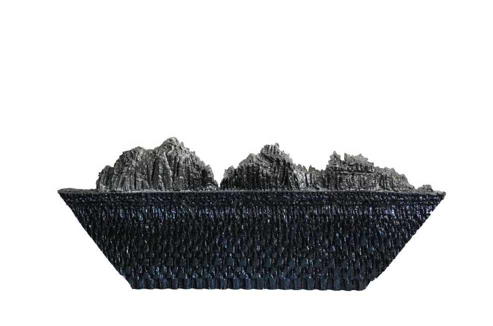 ▲ 천기정. 백도 비경유람1 (50X100cm 레진)