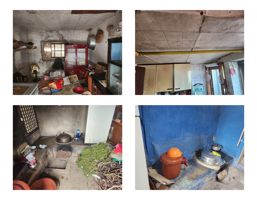 ▲복지 사각지대 가구의 열악한 주거 내·외부 모습 ⓒ쌍봉복지관