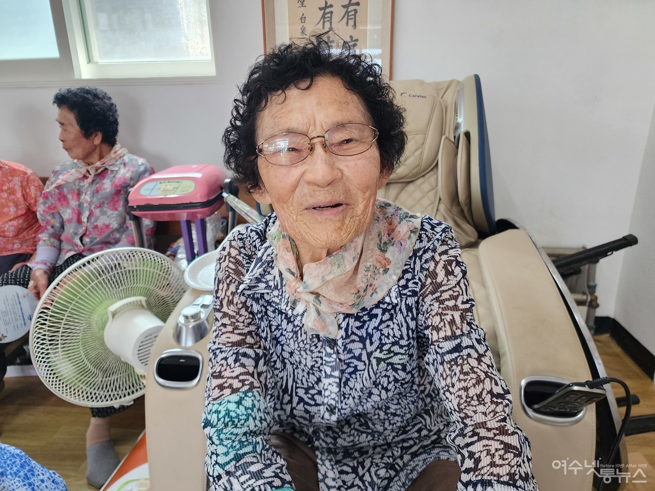 ▲ 40년 봉사활동을 다녔다는 백야도 김문자 어머니의 소원 "손주가 보고싶다" ⓒ심명남