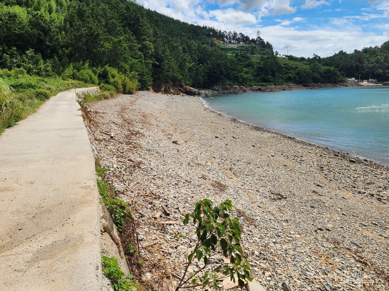 ▲ 깨끗해진 백야도 진막골 해변 ⓒ심명남