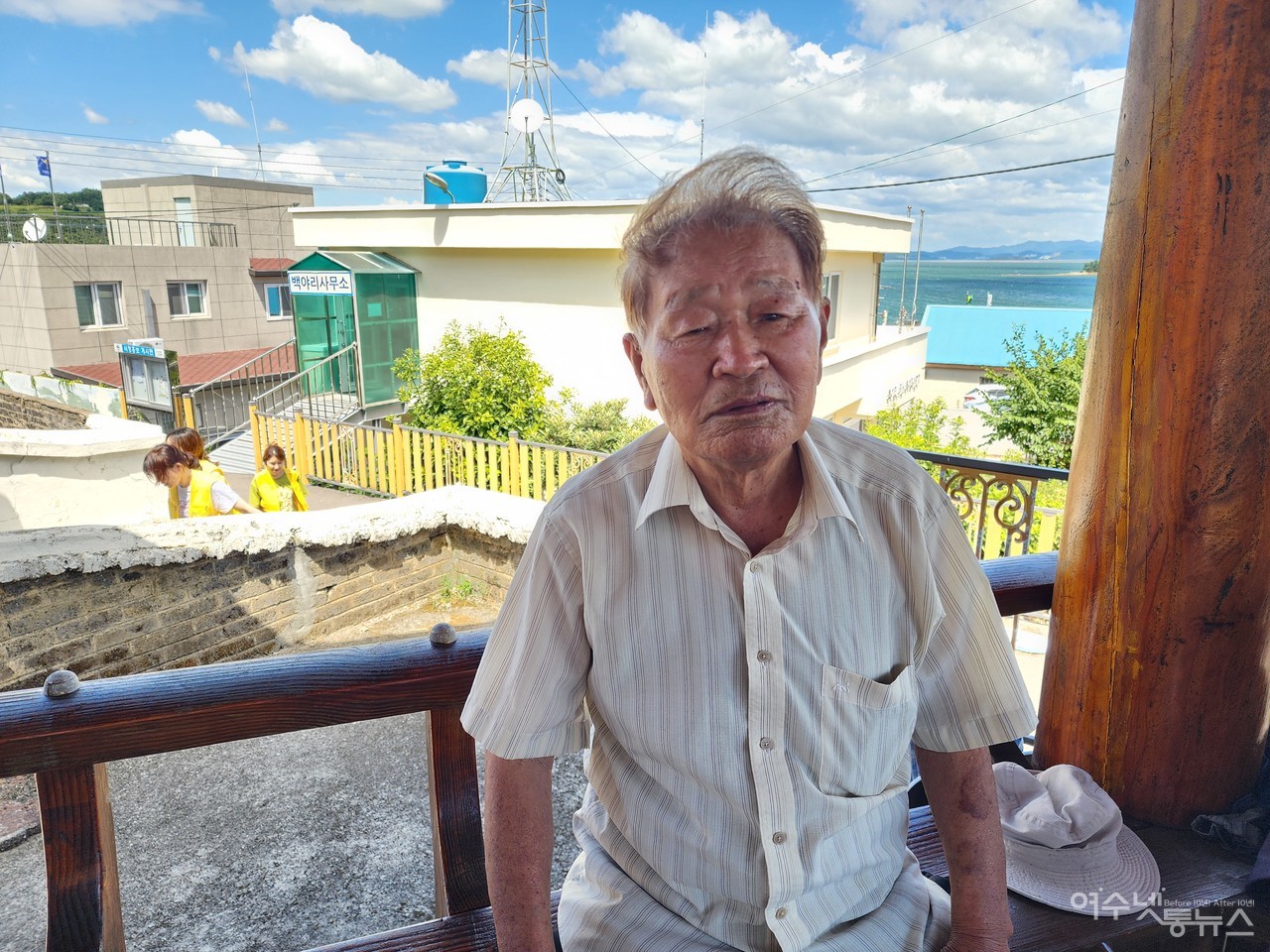 ▲ 91세 백야도 임원섭 어르신의 성공비결은.... ⓒ심명남