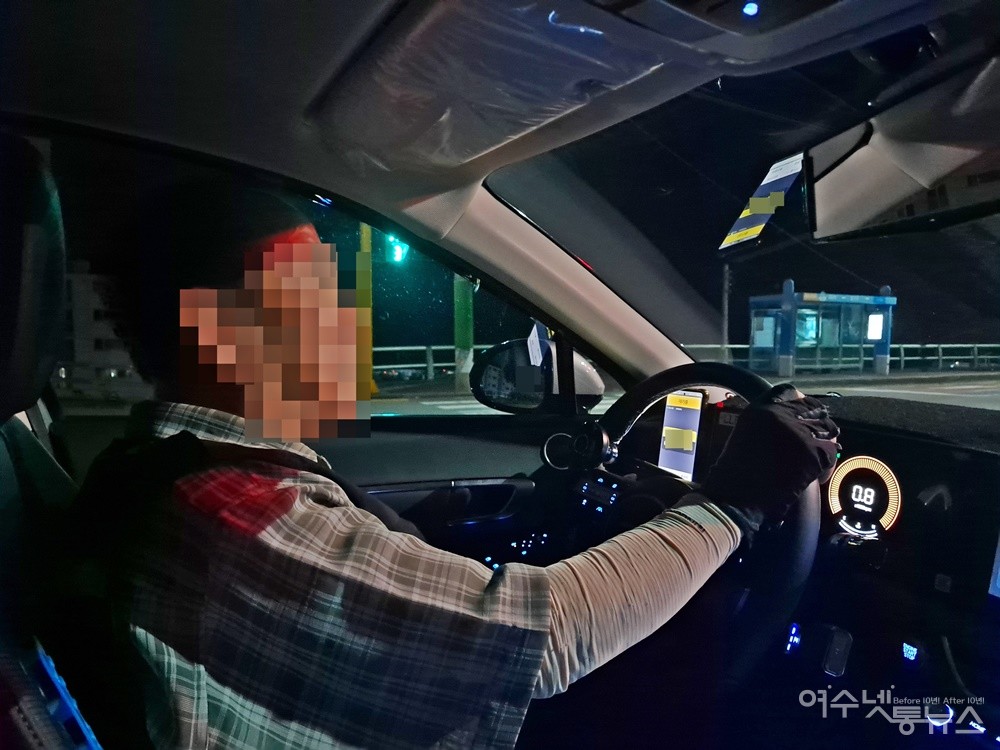 ▲택시 핸들을 잡은 지 61년. 김 기사 ⓒ조찬현