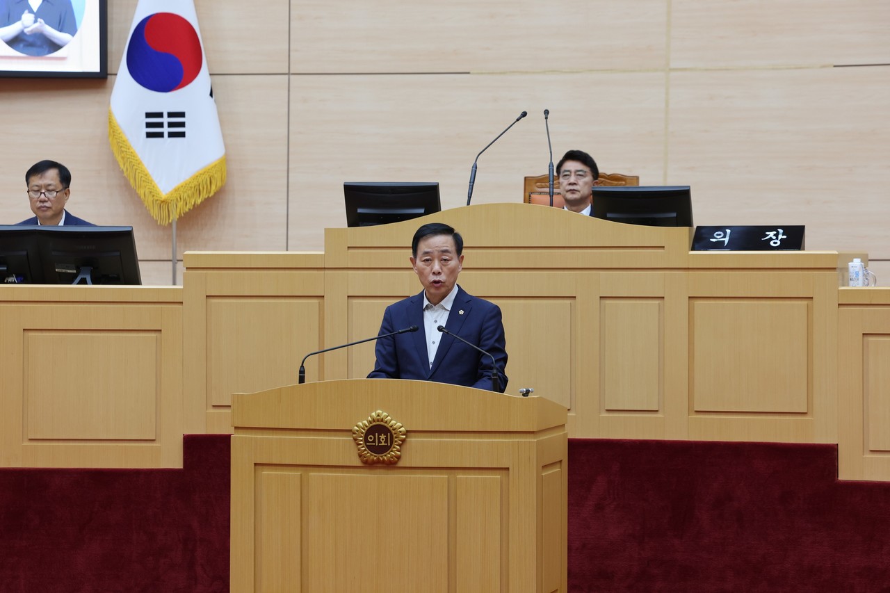 ▲ 서대현 의원 도정질문 ⓒ전남도의회 제공