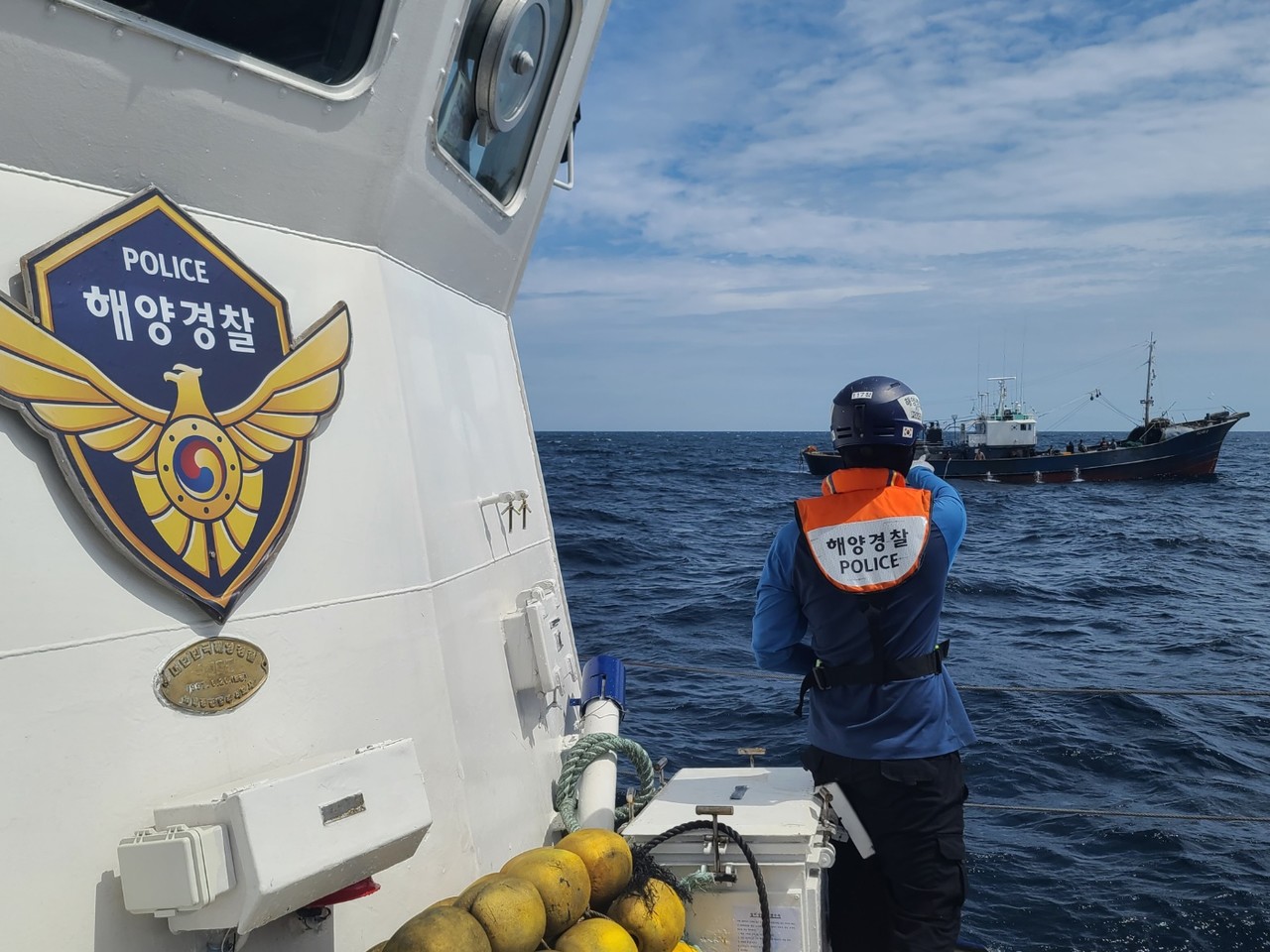 ▲ 수색 현장으로 급파되는 해양경찰 ⓒ여수해경