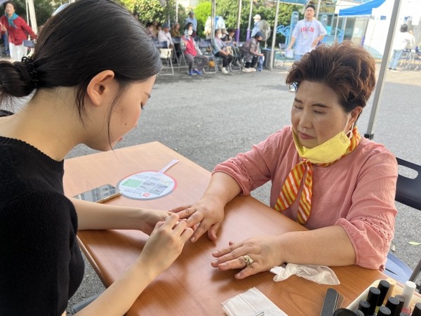 ▲ 네일아트 체험사진