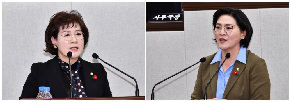 ▲이미경, 박성미 여수시의원