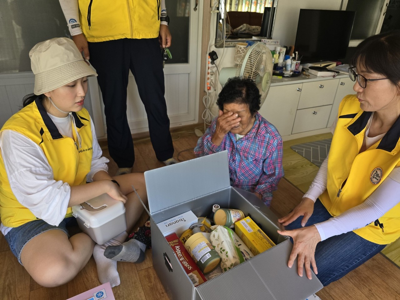 ▲카카오같이가치 사랑의 온정 물품 나눔 행사 ⓒ김지연