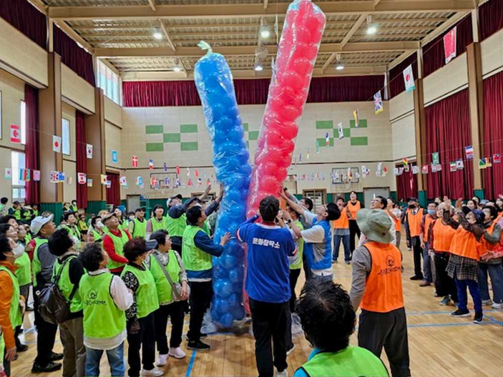 ▲여수 문수종합사회복지관, ‘청춘불패 문수운동회를 개최했다