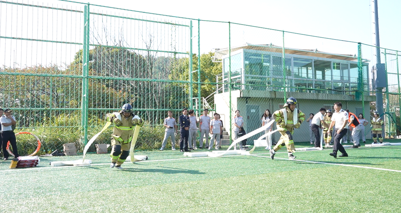 ▲여수소방서, 의용소방대 기술경연대회 ⓒ여수소방서