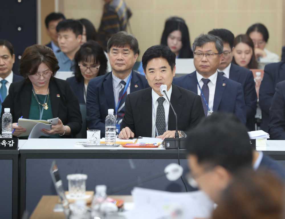 ▲ 17일 광주시교육청에서 열린 교육위원회 2024년 국정감사ⓒ전라남도교육청