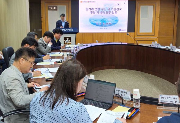 ▲ 갯벌 가공선로 환경영향 검토 용역 최종보고회 ⓒ전라남됴청