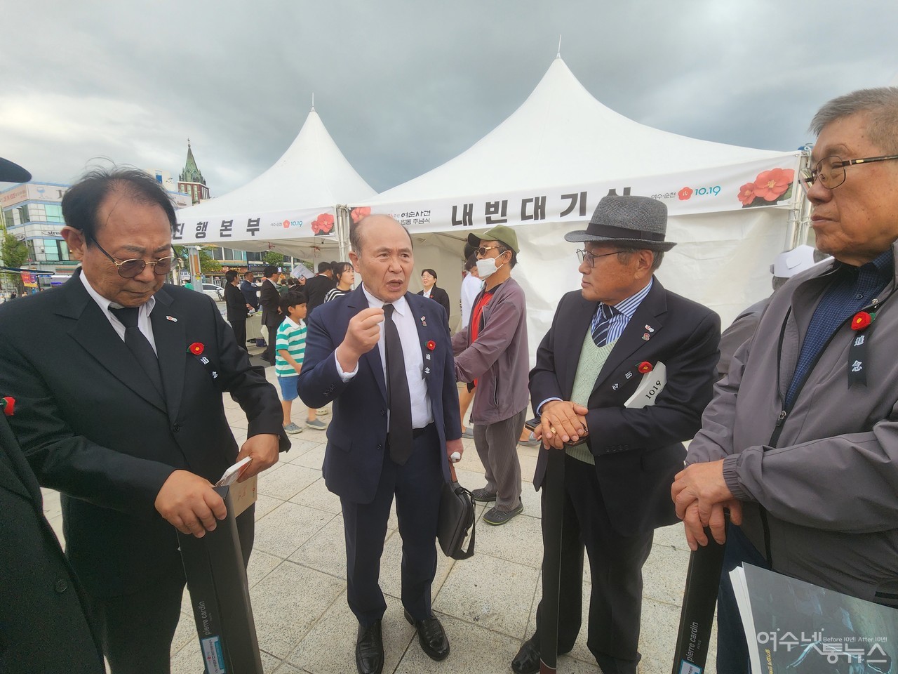 ▲ 서장수 유족회장은 여수유족회는 한날에 추모제 세번을 지내는데 그것을 한번에 지내는 것으로 바로 잡아야 한다“고 말했다 ⓒ심명남