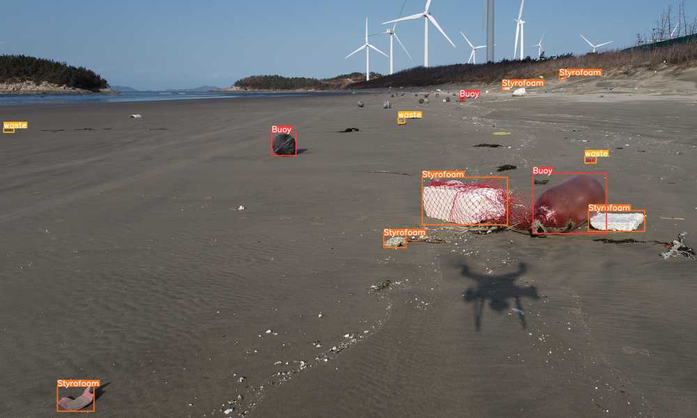 ▲ 스마트빌리지- 드론영상 AI 자동분석ⓒ전라남도청