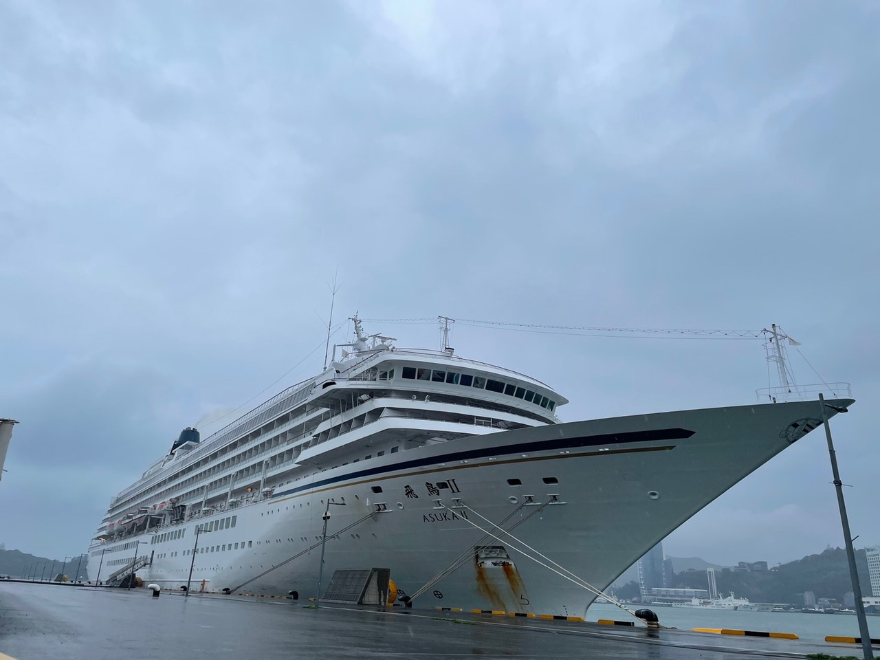 ▲ 일본 선사 유센크루즈의 ‘아스카Ⅱ호’ ⓒ여수시