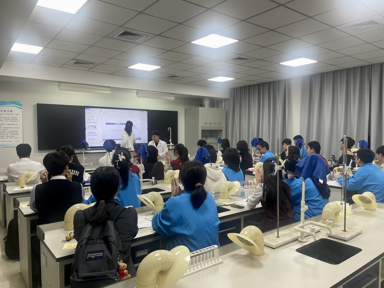 ▲ 한중 학생교류실험실습 수업 ⓒ전남교육청