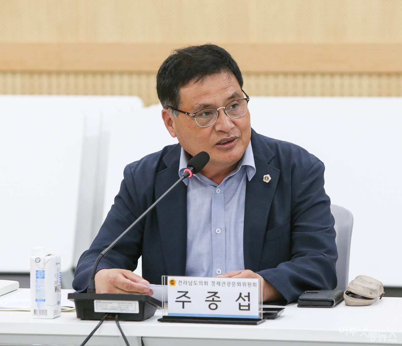 ▲ 11월 1일 주종섭 의원이 관광체육국 소관 행정사무감사에서 발언하고 있다. ⓒ전라남도의회