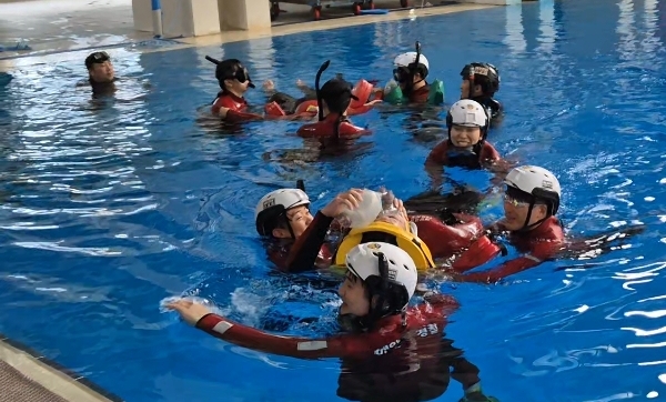 ▲ 해상응급환자 구호조치ⓒ해양경찰교육원