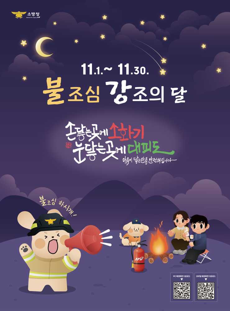 ▲ 불조심 포스터ⓒ여수소방서