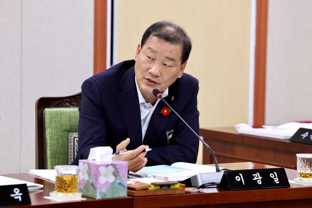 ▲광일 의원 COP33 유치 위한 적극적인 역할 촉구 ⓒ전라남도의회